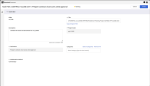 screen to enter description, title for a collaboration contract (i.e. commentary)